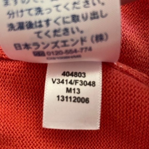 Men's Land's End 100% Supima Cotton long sleeve crew neck sweater size L - Picture 10 of 10